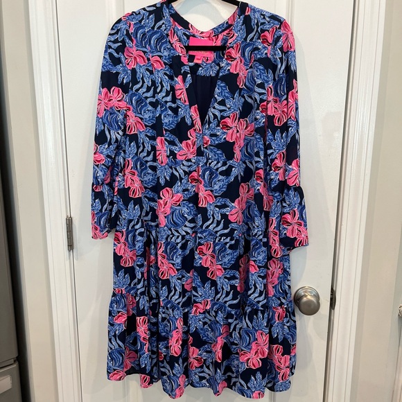 Lilly Pulitzer Gabriel 3/4 Sleeve Tunic Dress - Picture 11 of 13